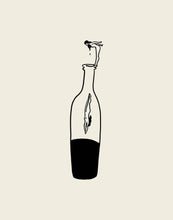 Load image into Gallery viewer, Wine Dive Minimal Modern Art Print Tumbleweed Design Studio 
