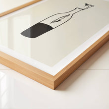 Load image into Gallery viewer, Wine Dive Minimal Modern Art Print Tumbleweed Design Studio 
