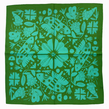 Load image into Gallery viewer, Night Pollinators Scarf | 100% Silk Bandana | Women's Scarf Voyager Silk - Silk Scarves 
