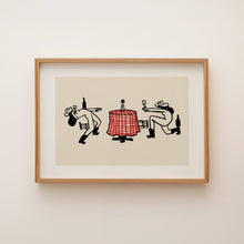 Load image into Gallery viewer, "The Duel" Vintage Western Wall Art Tumbleweed Design Studio 
