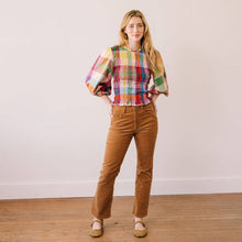 Load image into Gallery viewer, Harbor Plaid Hali Top

