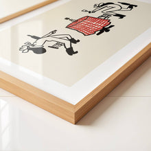 Load image into Gallery viewer, "The Duel" Vintage Western Wall Art Tumbleweed Design Studio 
