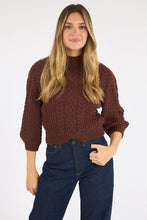 Load image into Gallery viewer, Paulette Sweater - Brown Stone
