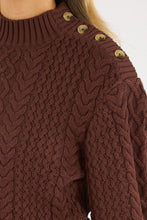 Load image into Gallery viewer, Paulette Sweater - Brown Stone
