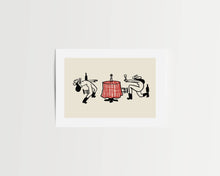 Load image into Gallery viewer, "The Duel" Vintage Western Wall Art Tumbleweed Design Studio 
