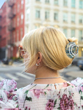 Load image into Gallery viewer, Hand-painted Seashell Claw Hair Clip | Eco-Friendly Solar Eclipse 
