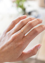 Load image into Gallery viewer, Dainty Half Moon Stacking Ring in 14k Gold Filled The Land of Salt 
