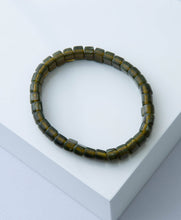 Load image into Gallery viewer, Opaque Glass Bracelet, Dark Olive Noonday Collection 
