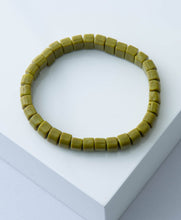 Load image into Gallery viewer, Opaque Glass Bracelet, Moss Noonday Collection 
