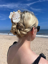 Load image into Gallery viewer, Hand-painted Seashell Claw Hair Clip | Eco-Friendly Solar Eclipse 
