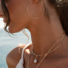 Load image into Gallery viewer, Colette Pearl Choker Necklace THATCH 
