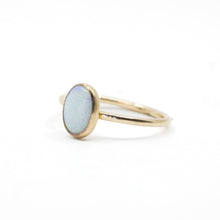 Load image into Gallery viewer, Opal Oval Ring in Gold Filled The Land of Salt 
