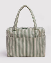 Load image into Gallery viewer, Cloud Carry-on - Sage Stripe Baggu 
