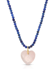 Load image into Gallery viewer, Lanas Necklace KOZAKH Gold Pink Quartz 
