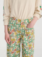 Load image into Gallery viewer, Color Herbalists pattern twill cropped pants bobo choses 
