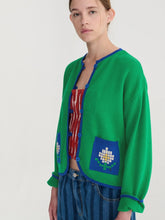 Load image into Gallery viewer, Pixel Daisy fine cotton cardigan bobo choses 
