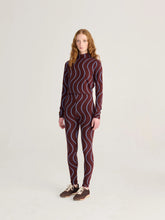 Load image into Gallery viewer, Psicodelic stripes all over turtleneck  top
