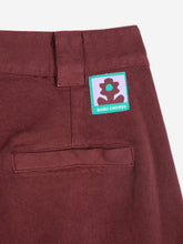 Load image into Gallery viewer, Pleated twill wide-leg pants
