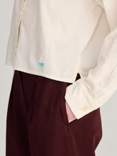 Load image into Gallery viewer, Pleated twill wide-leg pants
