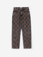 Load image into Gallery viewer, Almost Moiré all over mom fit jeans
