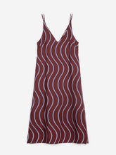 Load image into Gallery viewer, Psicodelic Stripes all over fluid dress
