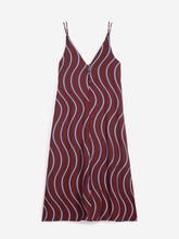 Load image into Gallery viewer, Psicodelic Stripes all over fluid dress
