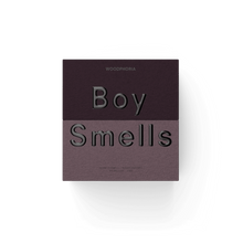 Load image into Gallery viewer, Woodphoria Candle Boy Smells 
