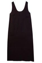 Load image into Gallery viewer, BASIC LINEN SHIFT DRESS BLACK LF MARKEY 

