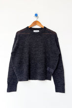 Load image into Gallery viewer, Cecile Crew Neck Mohair Sweater - Charcoal
