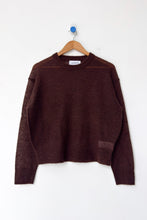 Load image into Gallery viewer, Cecile Crew Neck Mohair Sweater - Espresso
