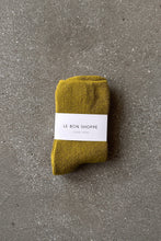 Load image into Gallery viewer, CLOUD SOCKS - OLIVE Le Bon Shoppe 
