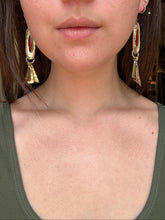 Load image into Gallery viewer, Czech Glass Earrings Fossil and Hide 
