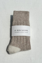 Load image into Gallery viewer, CLASSIC CASHMERE SOCKS - FAWN Le Bon Shoppe 
