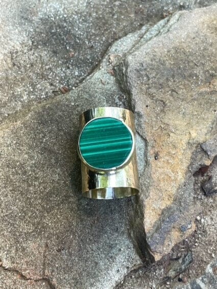 Malachite Bandana Slide Fossil and Hide 