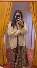 Load image into Gallery viewer, Wool/Mohair Cardigan - Natural Maelu Designs 
