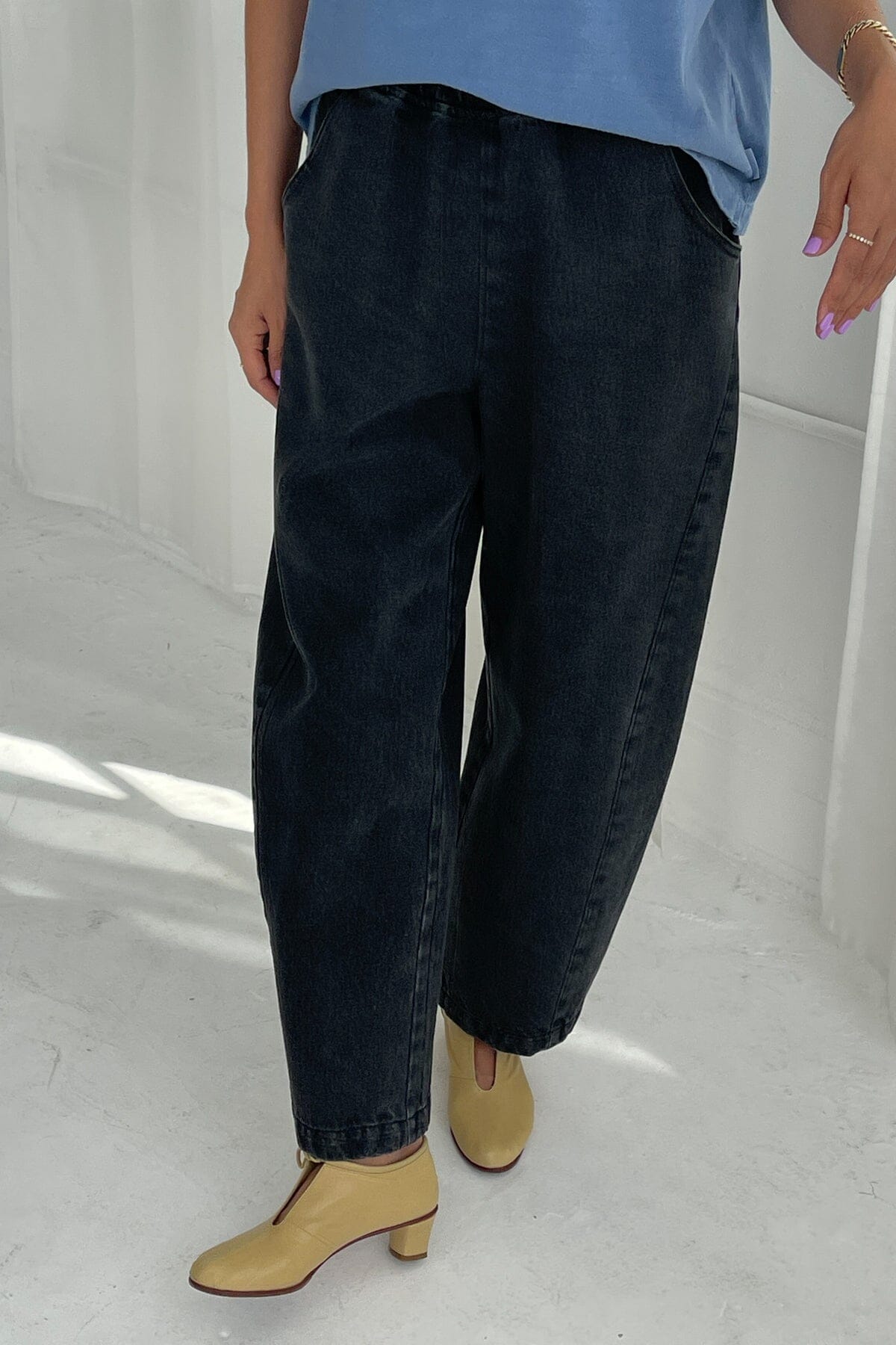 Arc Pants - BLACK DENIM Le Bon Shoppe 