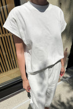 Load image into Gallery viewer, Jeanne Tee - White Cotton Le Bon Shoppe 
