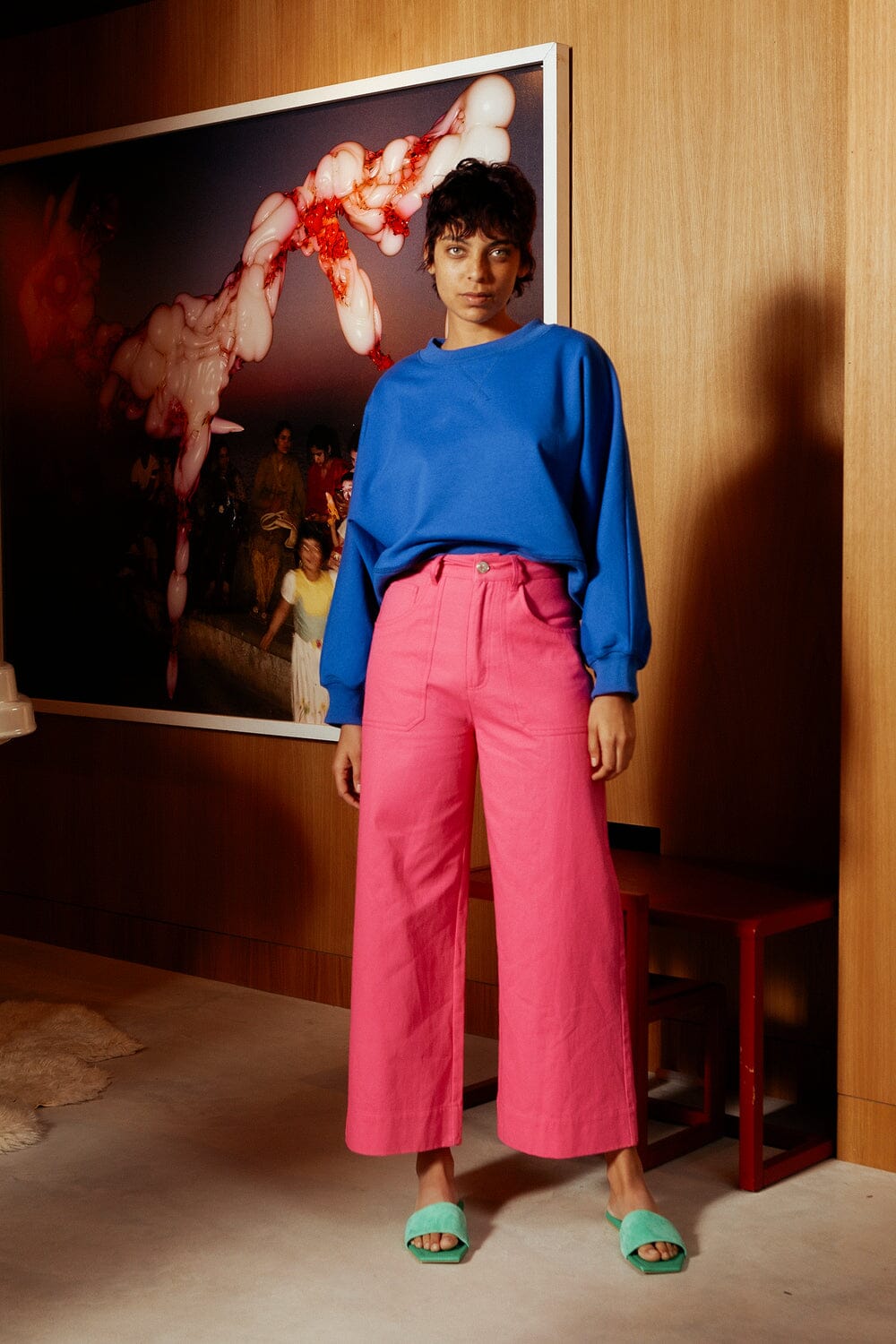 CARPENTER TROUSER FUCHSIA LF MARKEY 