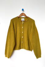 Load image into Gallery viewer, LEILA MOHAIR CARDIGAN - Bistro Yellow Le Bon Shoppe 
