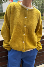 Load image into Gallery viewer, LEILA MOHAIR CARDIGAN - Bistro Yellow Le Bon Shoppe 
