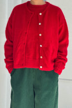 Load image into Gallery viewer, LEILA MOHAIR CARDIGAN - Red Le Bon Shoppe 
