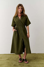 Load image into Gallery viewer, Long Utility Dress - Olive Noble 
