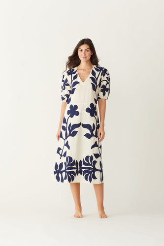 Indigo Matisse Dress Maelu Designs 