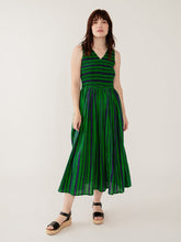 Load image into Gallery viewer, Lily V-Neck Sleeveless Dress Emerald Mata Traders 
