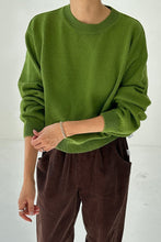 Load image into Gallery viewer, Milo Cotton Sweater - Avocado Le Bon Shoppe 
