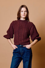 Load image into Gallery viewer, Paulette Sweater - Brown Stone cleobella 
