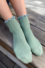 Load image into Gallery viewer, THE PETITE RUFFLED MODAL SOCKS - Seaglass Le Bon Shoppe 
