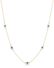 Load image into Gallery viewer, Mini Evil Eye Necklace KOZAKH 
