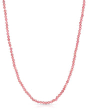 Load image into Gallery viewer, Bradley Necklace KOZAKH Rose Tourmaline Gold 
