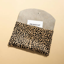 Load image into Gallery viewer, Envelope Pouch - Tiny Spotted Hair on Hide Primecut 
